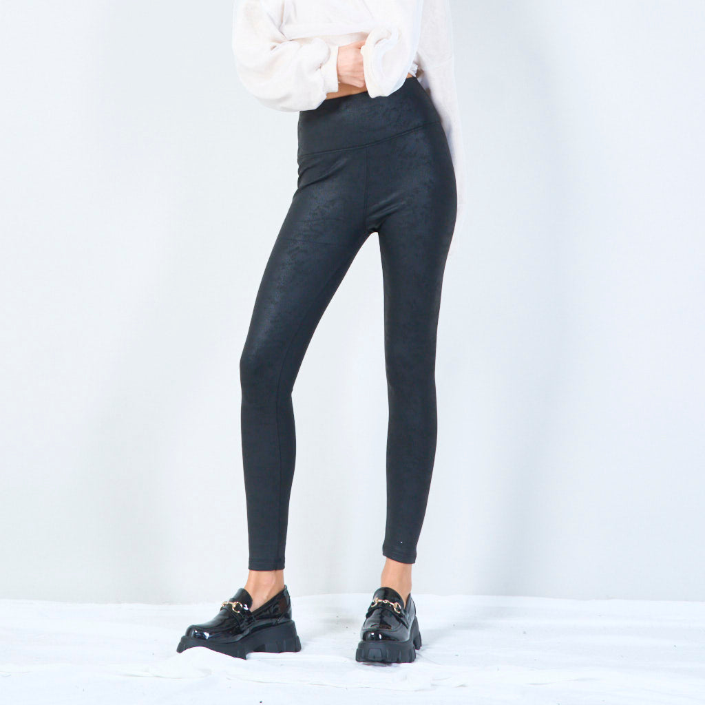 Taylor | High-Waist Textured Leggings